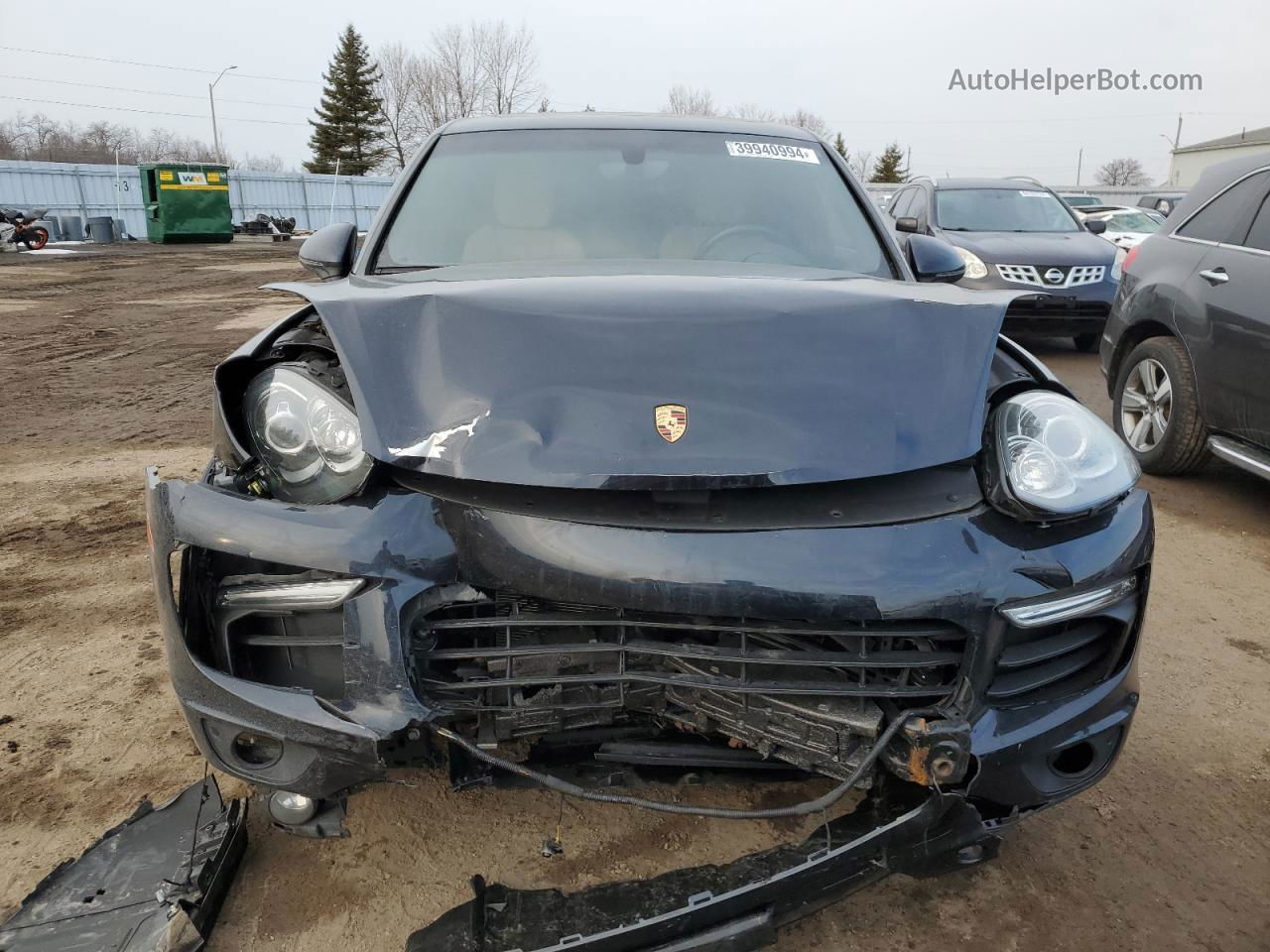 2018 Porsche Cayenne  Синий vin: WP1AA2A28JKA00295