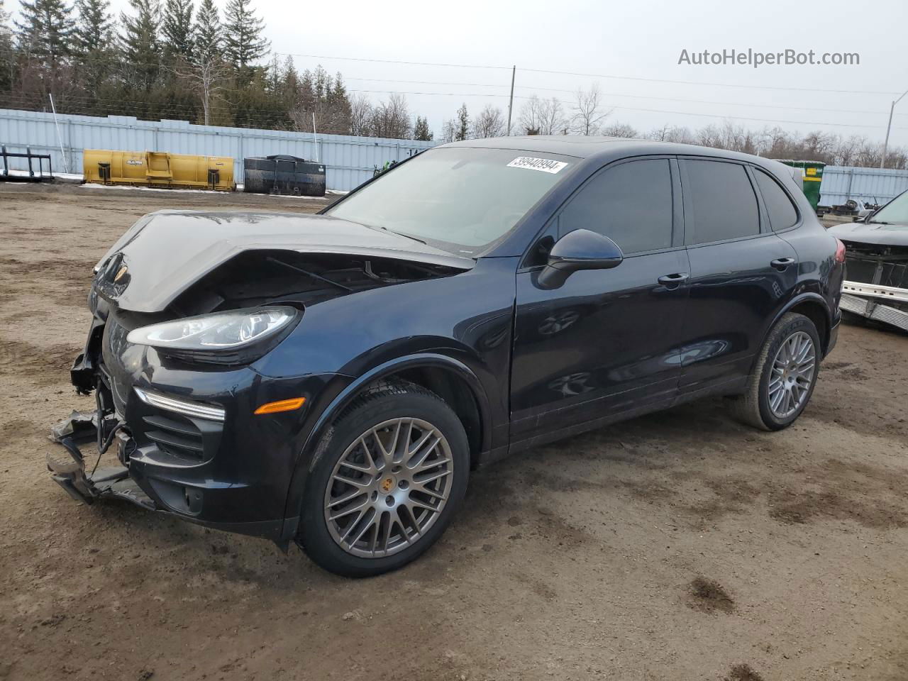 2018 Porsche Cayenne  Синий vin: WP1AA2A28JKA00295