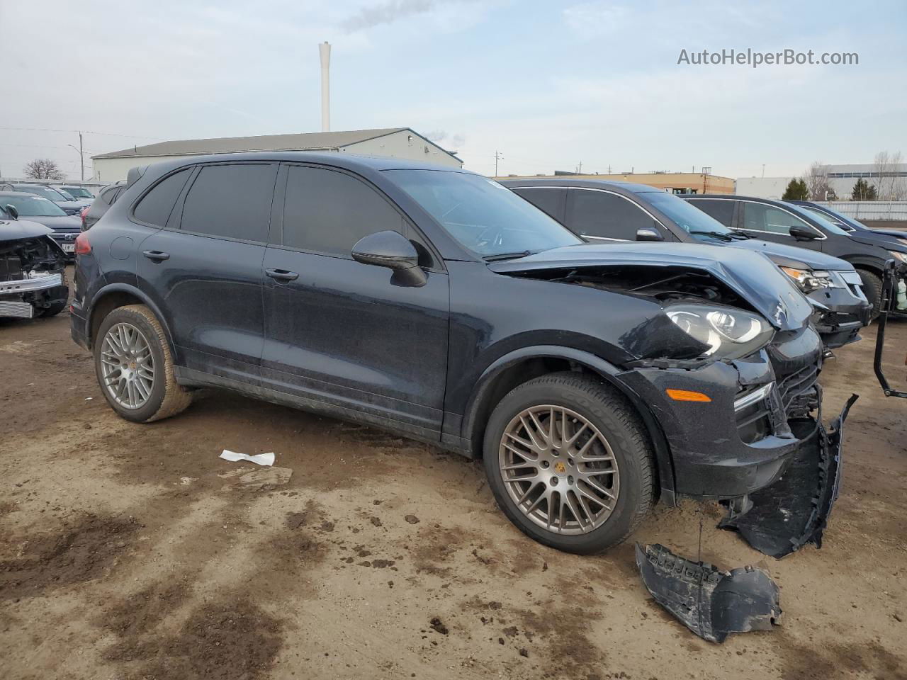 2018 Porsche Cayenne  Синий vin: WP1AA2A28JKA00295