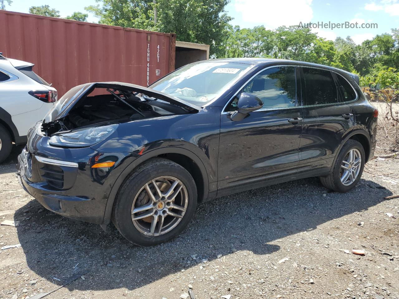 2018 Porsche Cayenne  Black vin: WP1AA2A28JKA05433