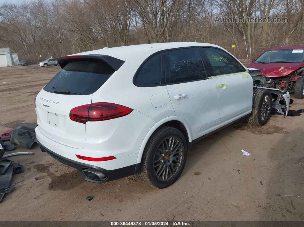 2018 Porsche Cayenne Platinum Edition White vin: WP1AA2A28JKA05688