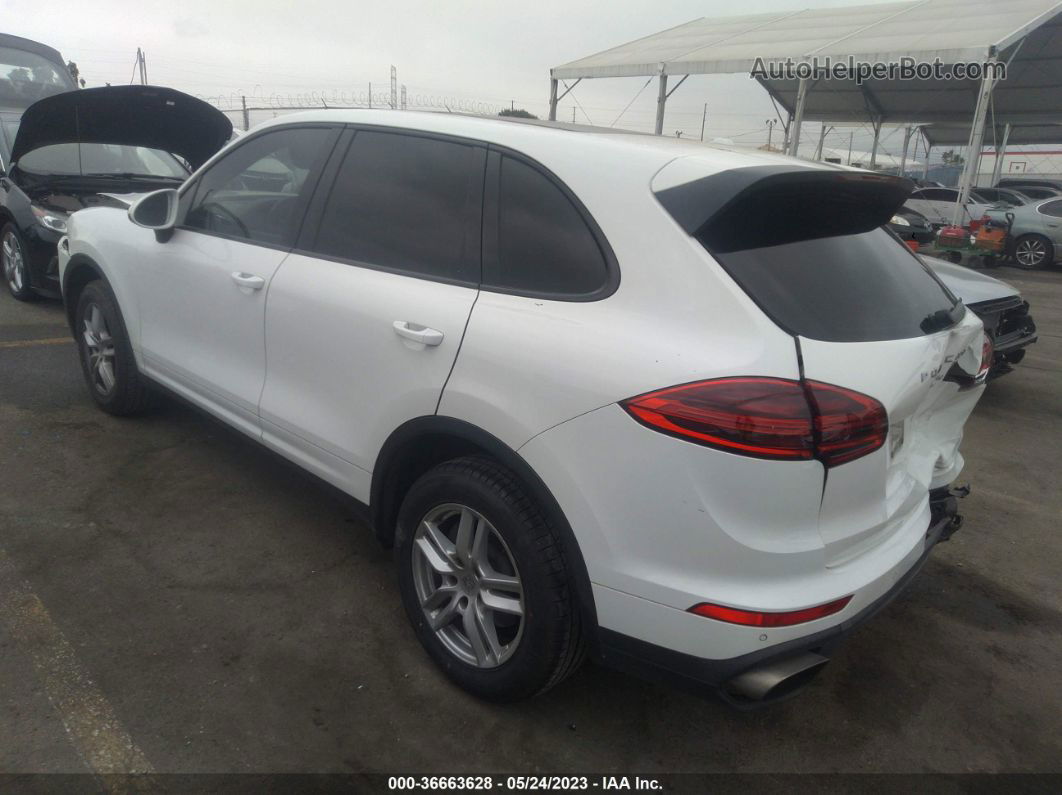 2018 Porsche Cayenne   Белый vin: WP1AA2A29JKA07093