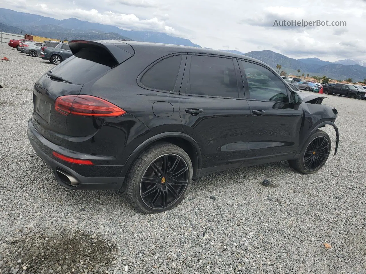 2018 Porsche Cayenne  Черный vin: WP1AA2A29JKA07305