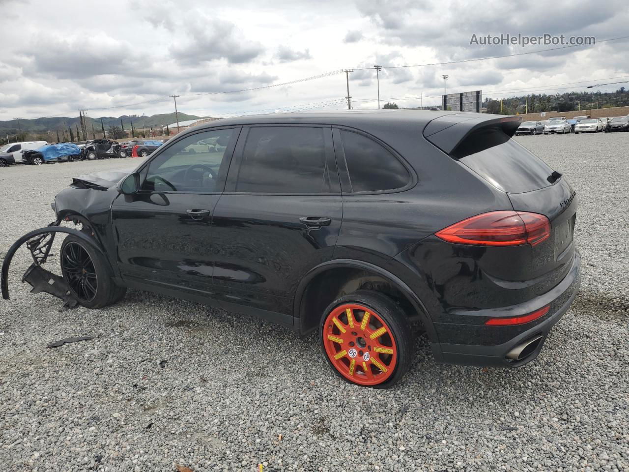 2018 Porsche Cayenne  Черный vin: WP1AA2A29JKA07305