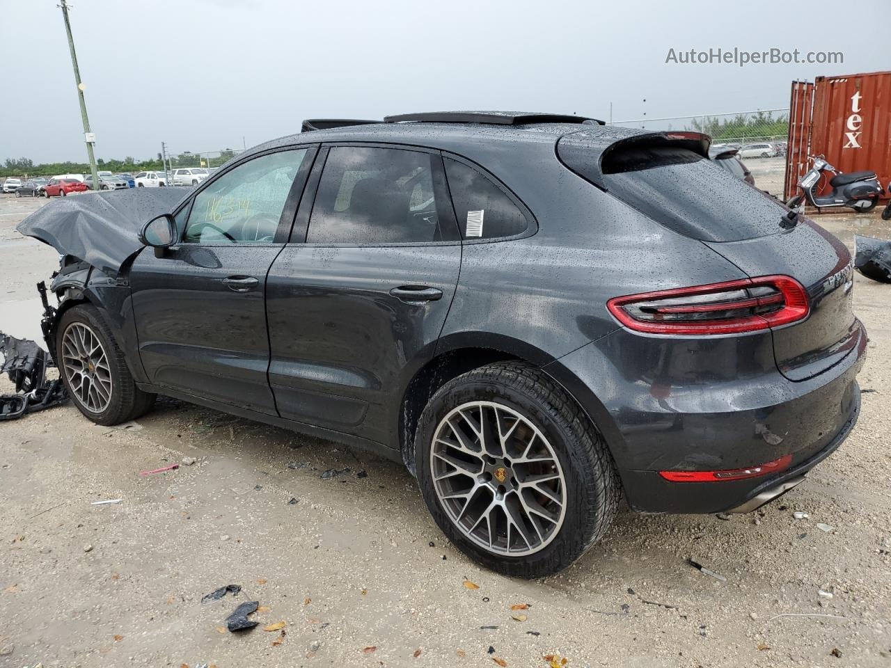 2017 Porsche Macan  Серый vin: WP1AA2A50HLB01846