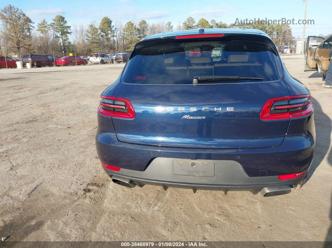 2018 Porsche Macan Sport Edition Синий vin: WP1AA2A50JLB02694