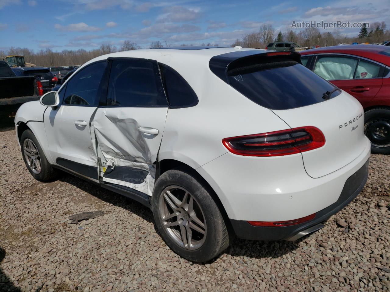 2018 Porsche Macan  Белый vin: WP1AA2A51JLB03580