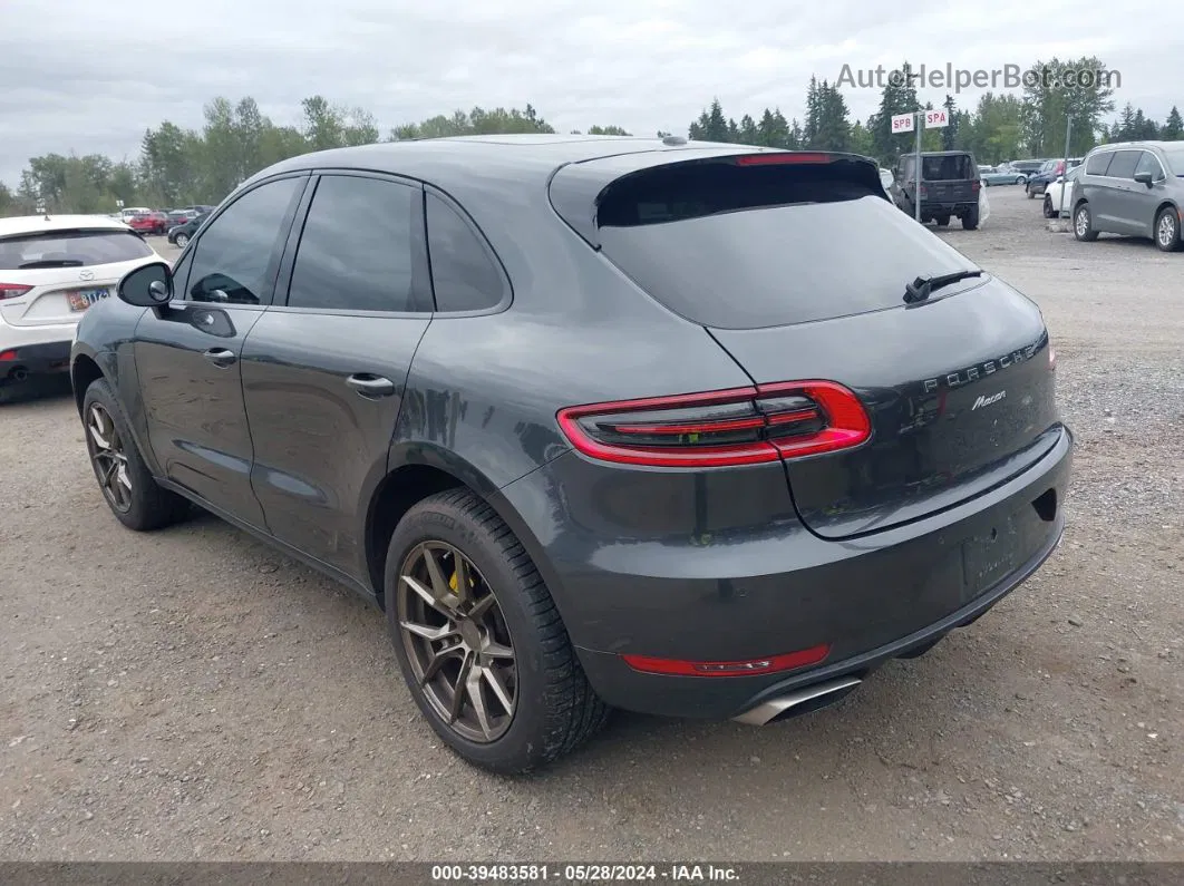 2017 Porsche Macan   Gray vin: WP1AA2A52HLB01380