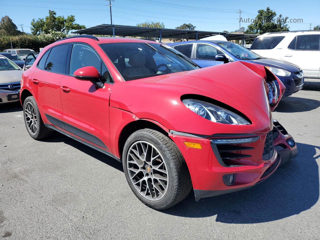 2018 Porsche Macan  Red vin: WP1AA2A52JLB10120