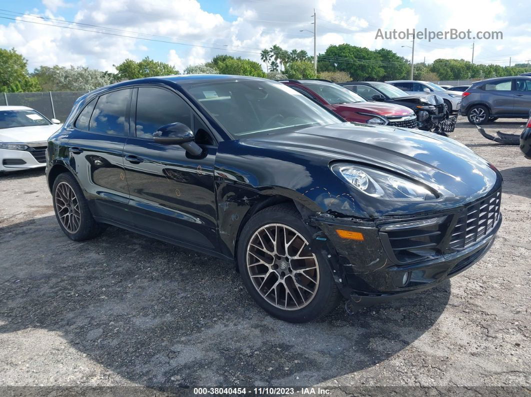 2018 Porsche Macan   Черный vin: WP1AA2A52JLB24566