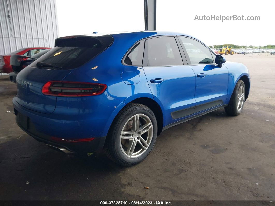 2017 Porsche Macan   Blue vin: WP1AA2A54HLB01400