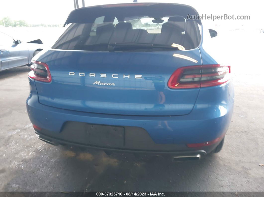 2017 Porsche Macan   Синий vin: WP1AA2A54HLB01400