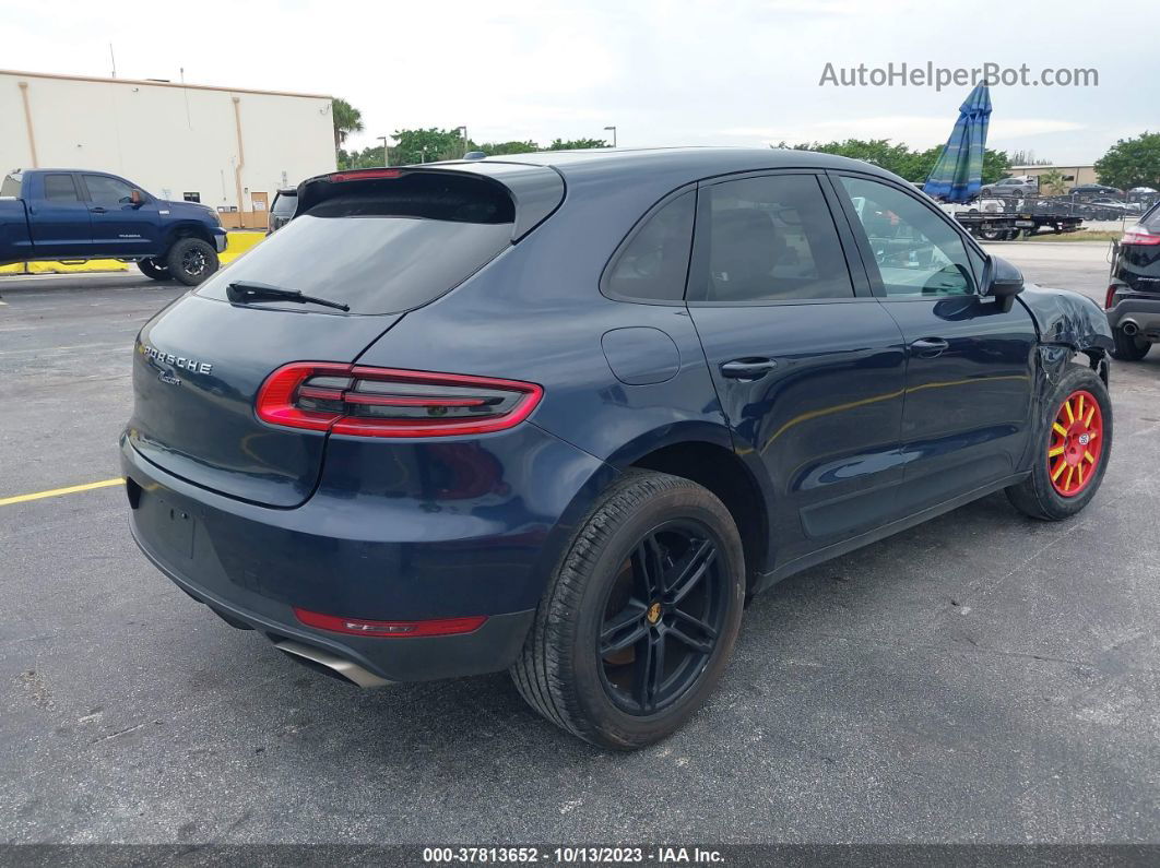 2017 Porsche Macan   Синий vin: WP1AA2A54HLB04085