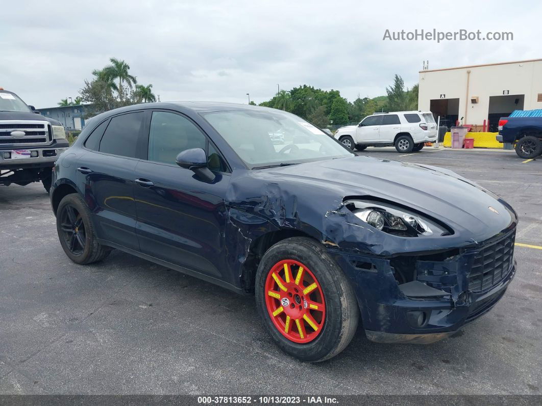 2017 Porsche Macan   Синий vin: WP1AA2A54HLB04085