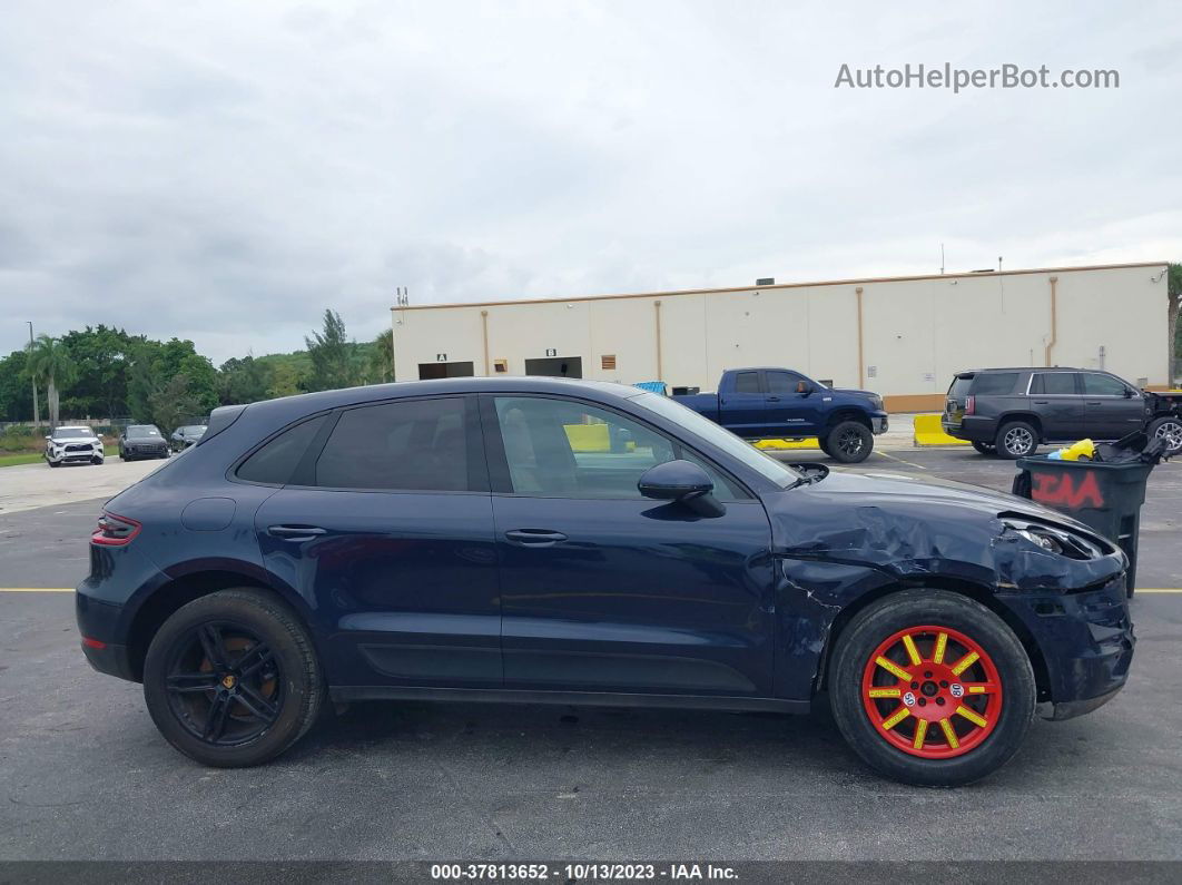 2017 Porsche Macan   Blue vin: WP1AA2A54HLB04085