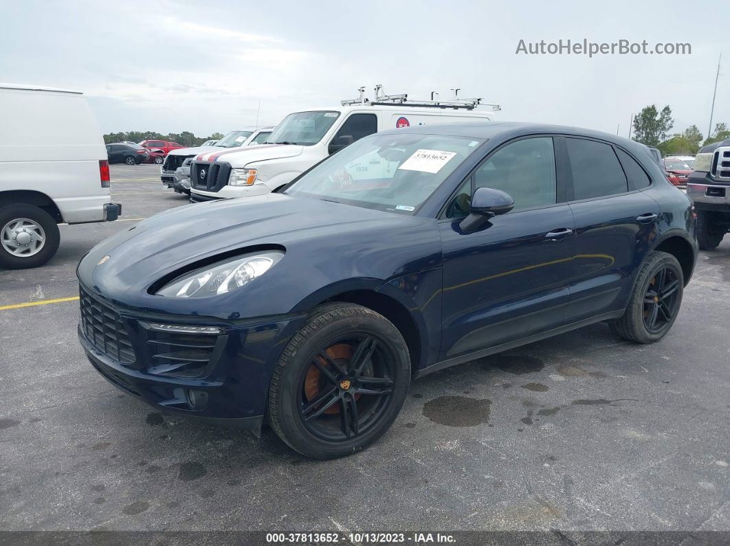 2017 Porsche Macan   Синий vin: WP1AA2A54HLB04085