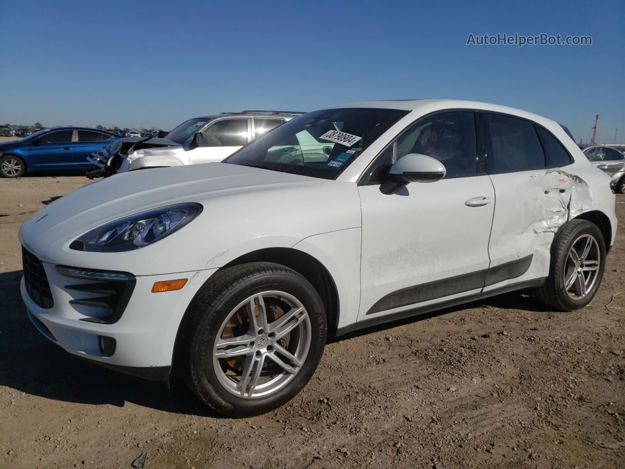 2018 Porsche Macan  Белый vin: WP1AA2A54JLB07445