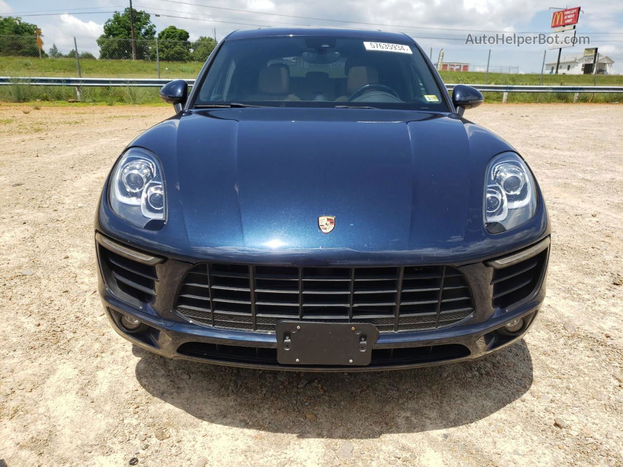 2018 Porsche Macan Blue vin: WP1AA2A54JLB22379