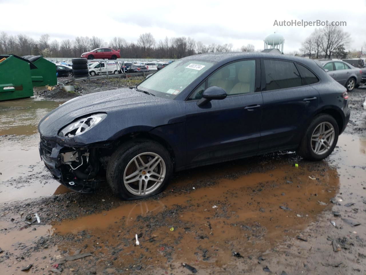 2017 Porsche Macan  Blue vin: WP1AA2A55HLB01986