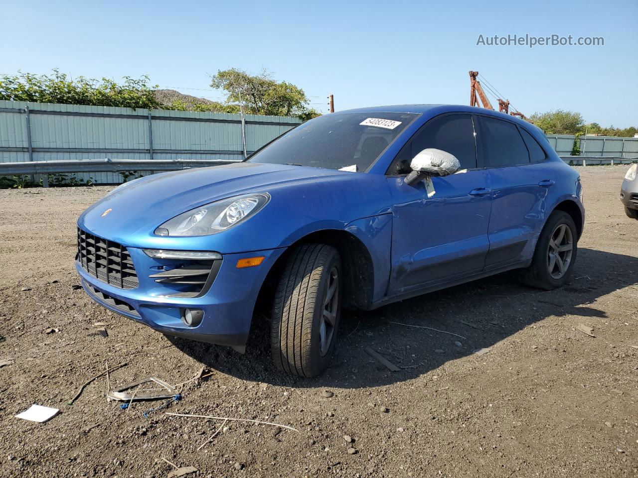 2017 Porsche Macan  Blue vin: WP1AA2A55HLB04287