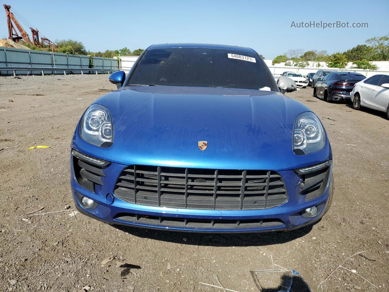 2017 Porsche Macan  Синий vin: WP1AA2A55HLB04287