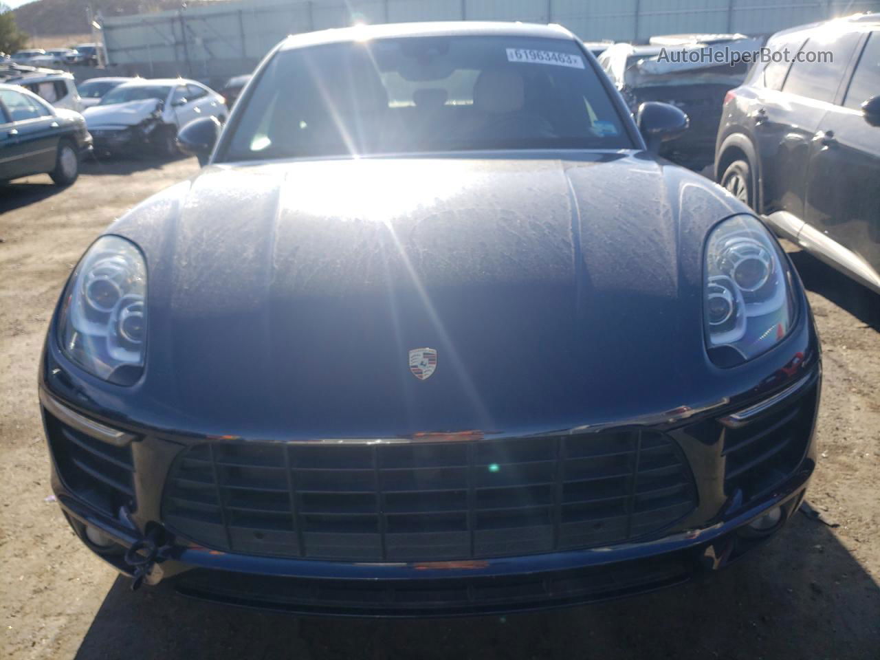 2018 Porsche Macan  Синий vin: WP1AA2A55JLB14954