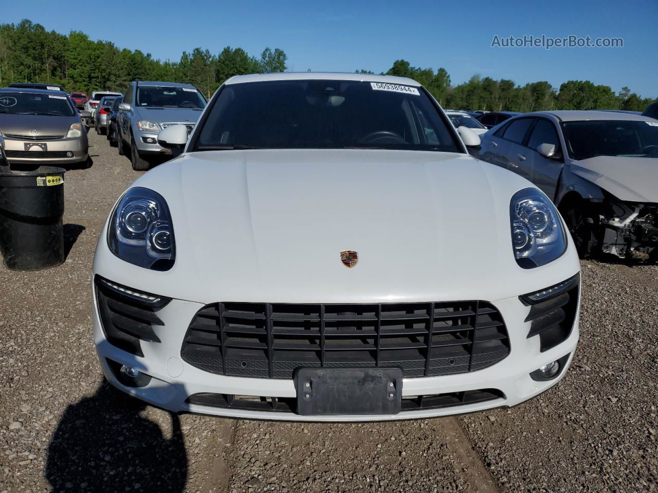 2018 Porsche Macan  Белый vin: WP1AA2A56JLB11366