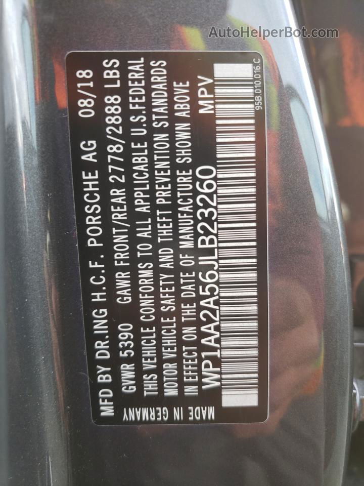 2018 Porsche Macan  Gray vin: WP1AA2A56JLB23260