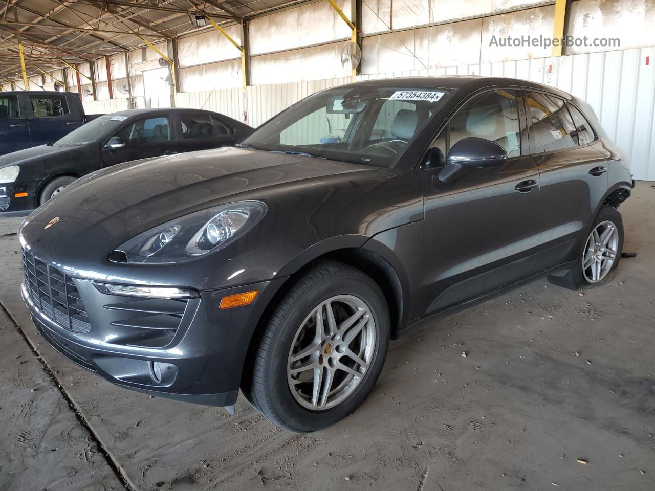 2017 Porsche Macan  Charcoal vin: WP1AA2A57HLB82098