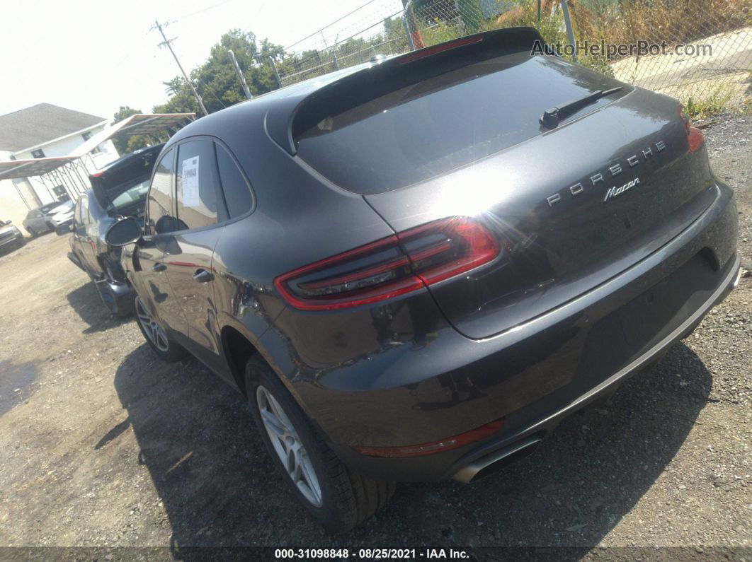 2017 Porsche Macan Gray vin: WP1AA2A57HLB82201