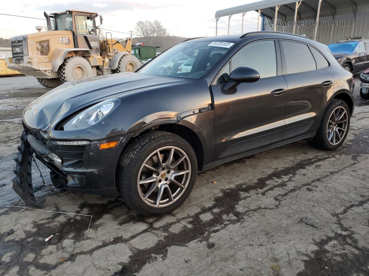 2018 Porsche Macan  Серый vin: WP1AA2A57JLB08010