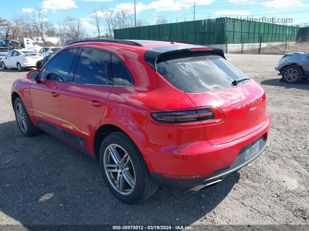 2018 Porsche Macan Sport Edition Красный vin: WP1AA2A57JLB17662