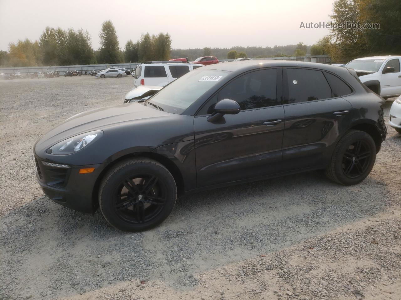 2017 Porsche Macan  Charcoal vin: WP1AA2A58HLB09399