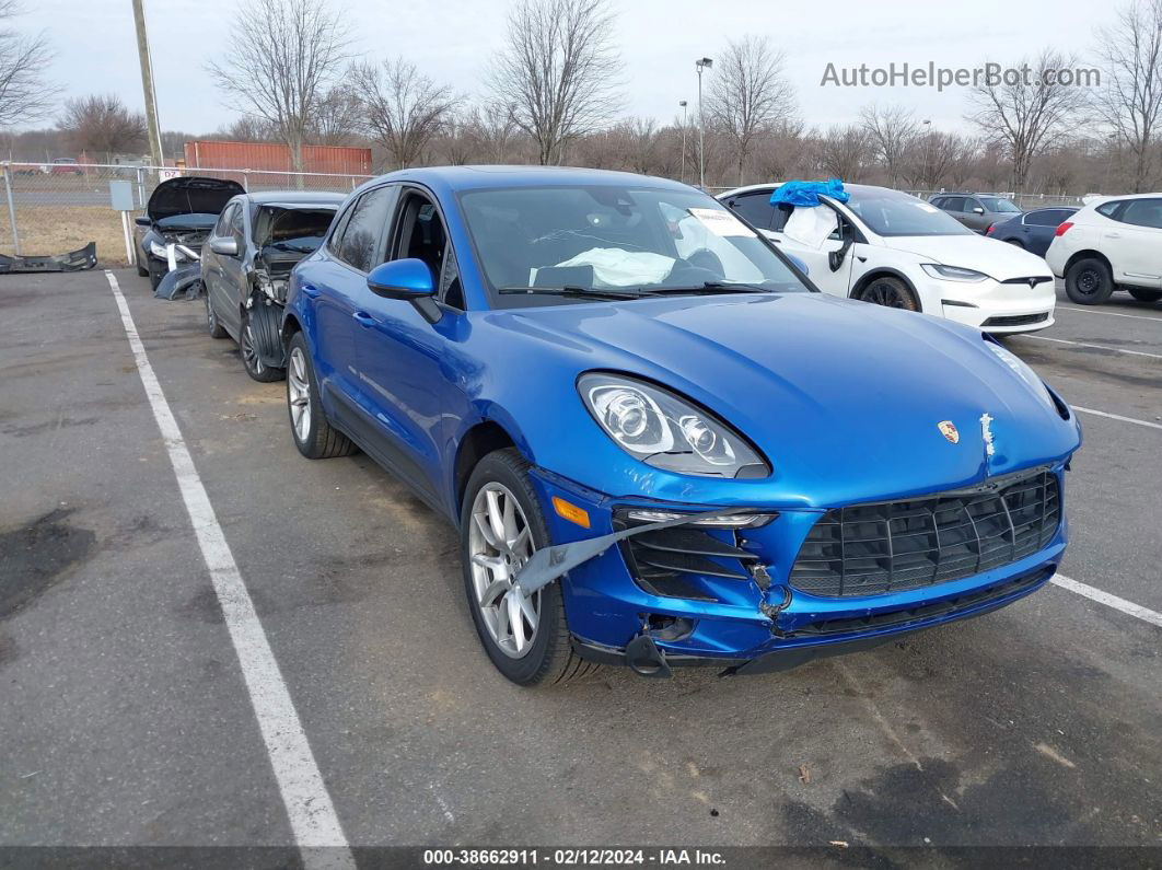 2018 Porsche Macan   Blue vin: WP1AA2A58JLB01308