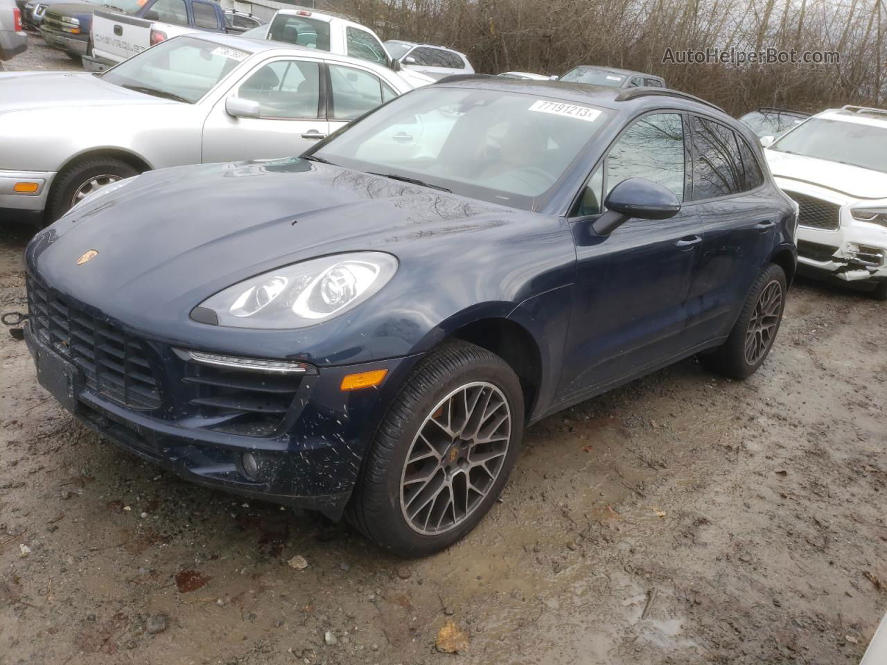 2018 Porsche Macan  Черный vin: WP1AA2A58JLB19405