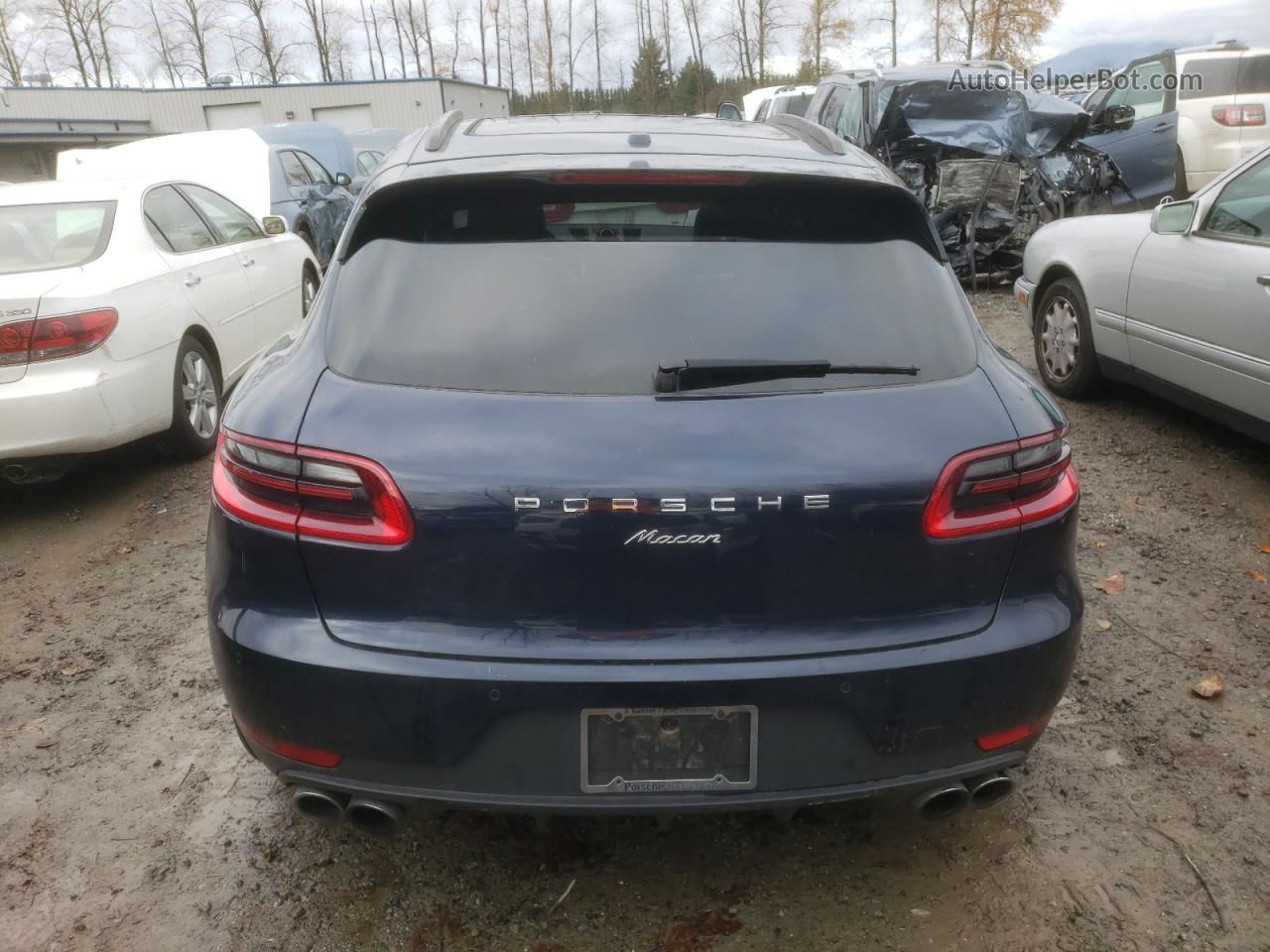 2018 Porsche Macan  Черный vin: WP1AA2A58JLB19405