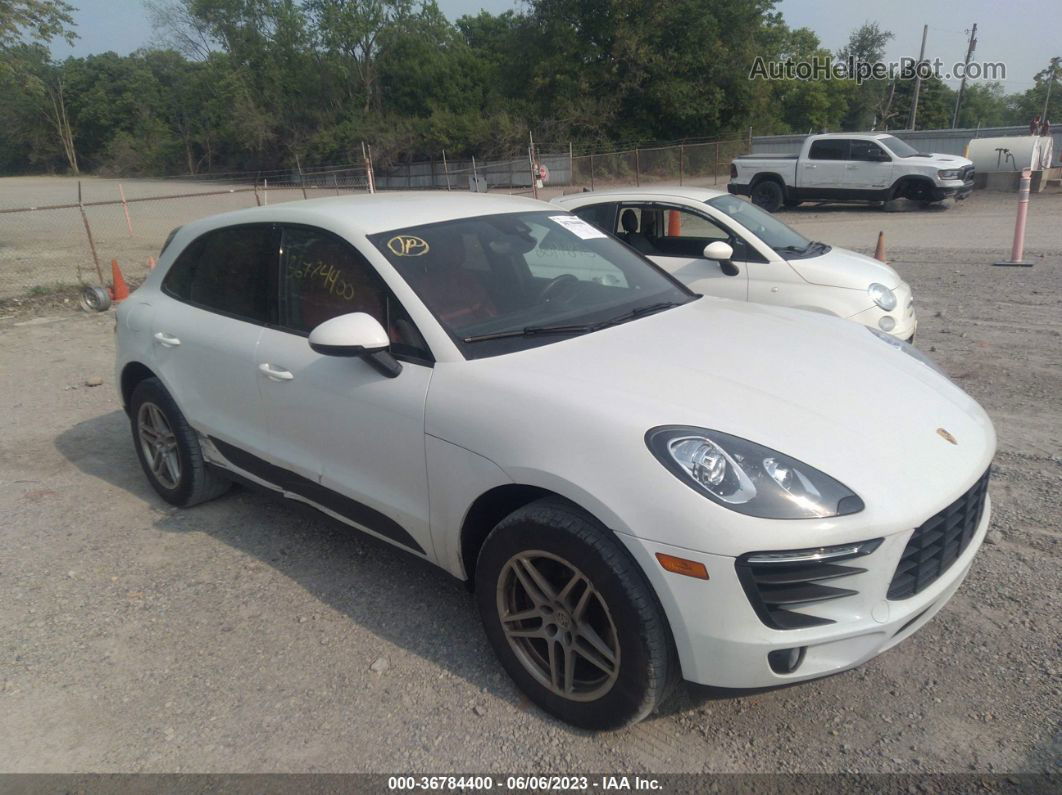 2017 Porsche Macan   White vin: WP1AA2A59HLB01778