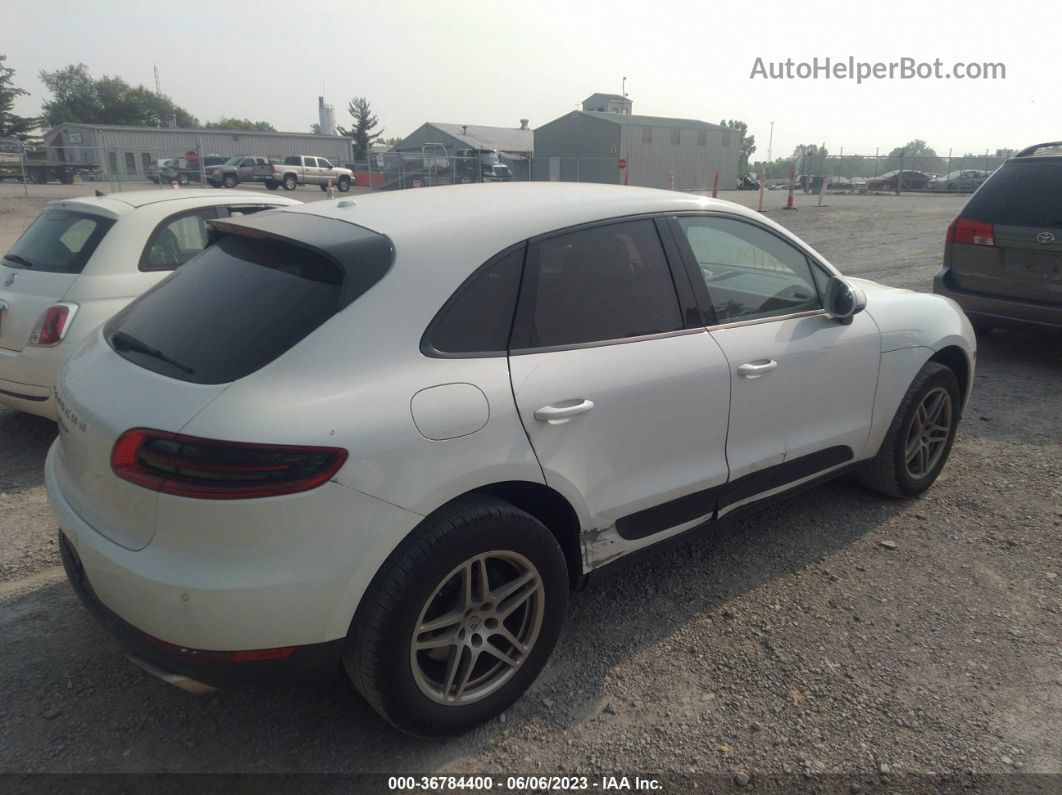 2017 Porsche Macan   White vin: WP1AA2A59HLB01778