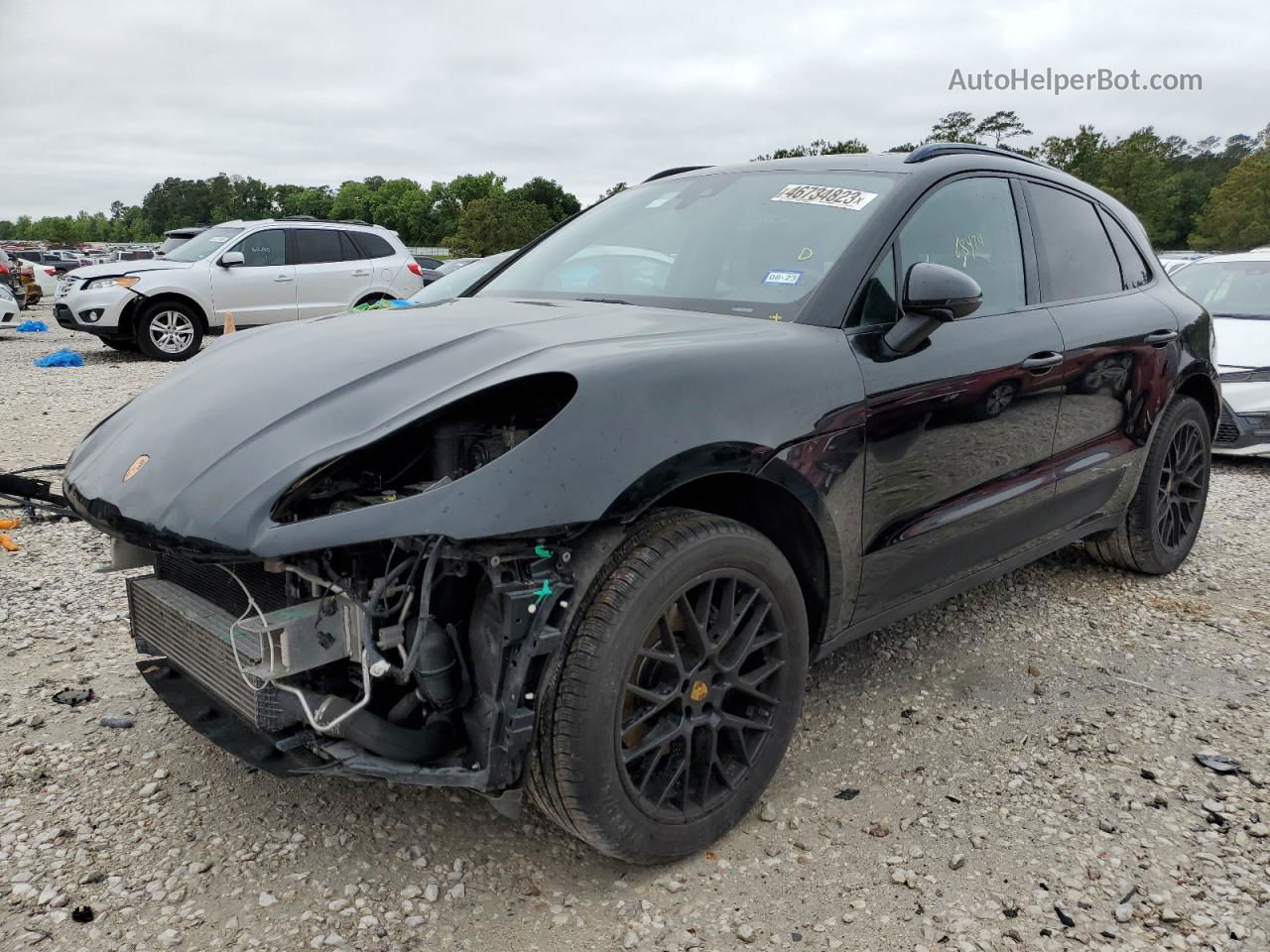 2018 Porsche Macan  Черный vin: WP1AA2A59JLB08073