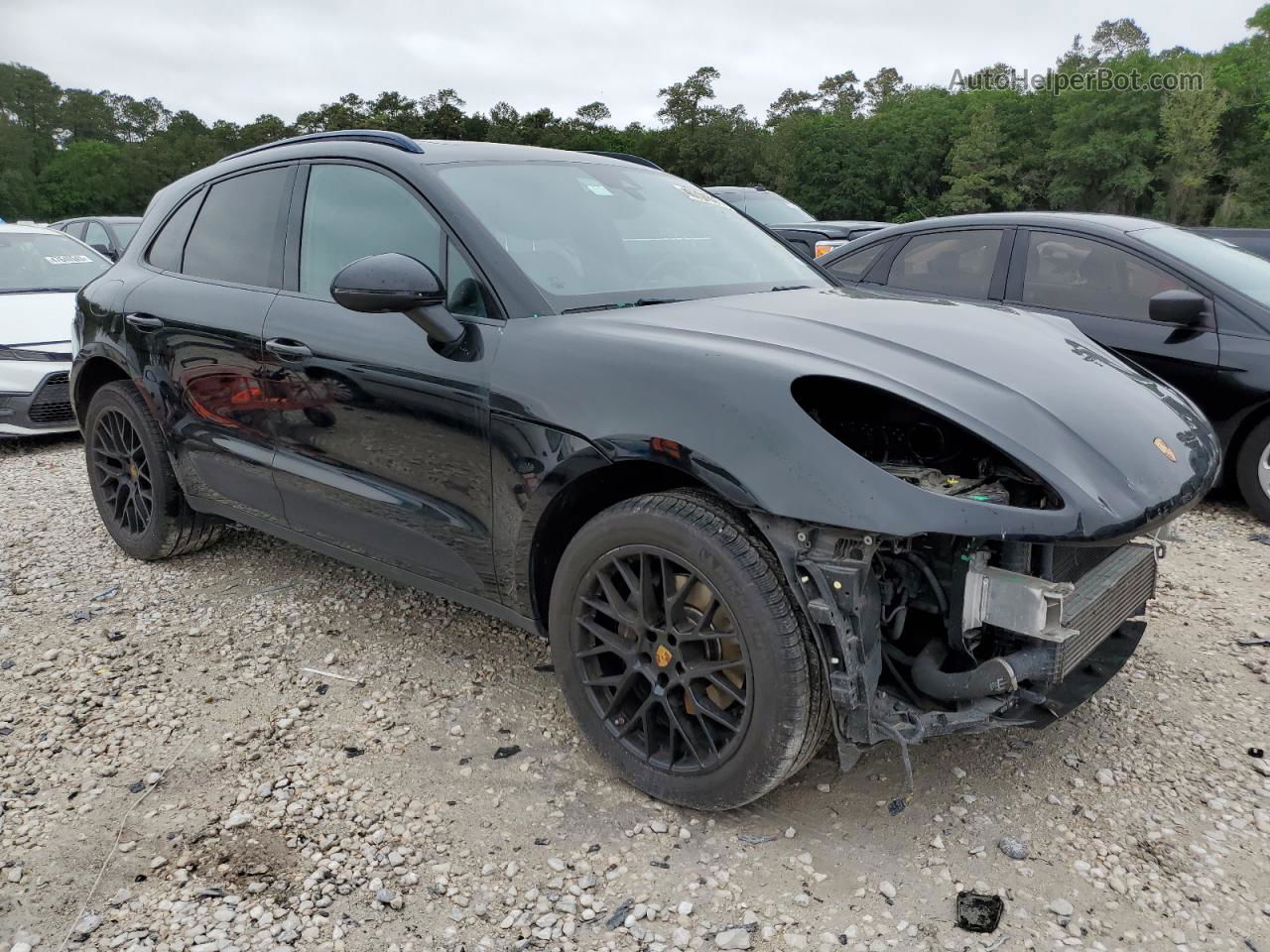 2018 Porsche Macan  Black vin: WP1AA2A59JLB08073