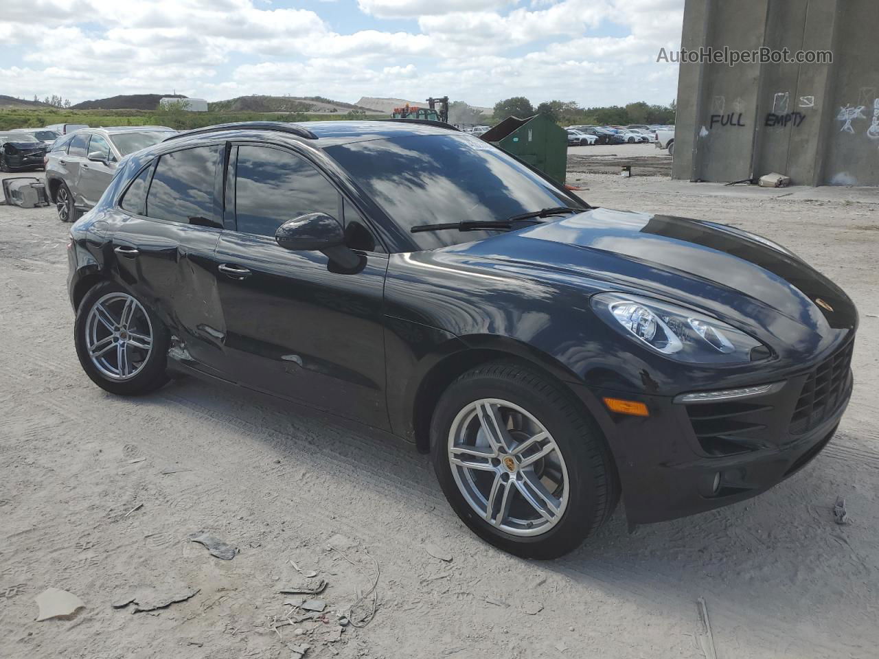 2018 Porsche Macan  Синий vin: WP1AA2A59JLB19977