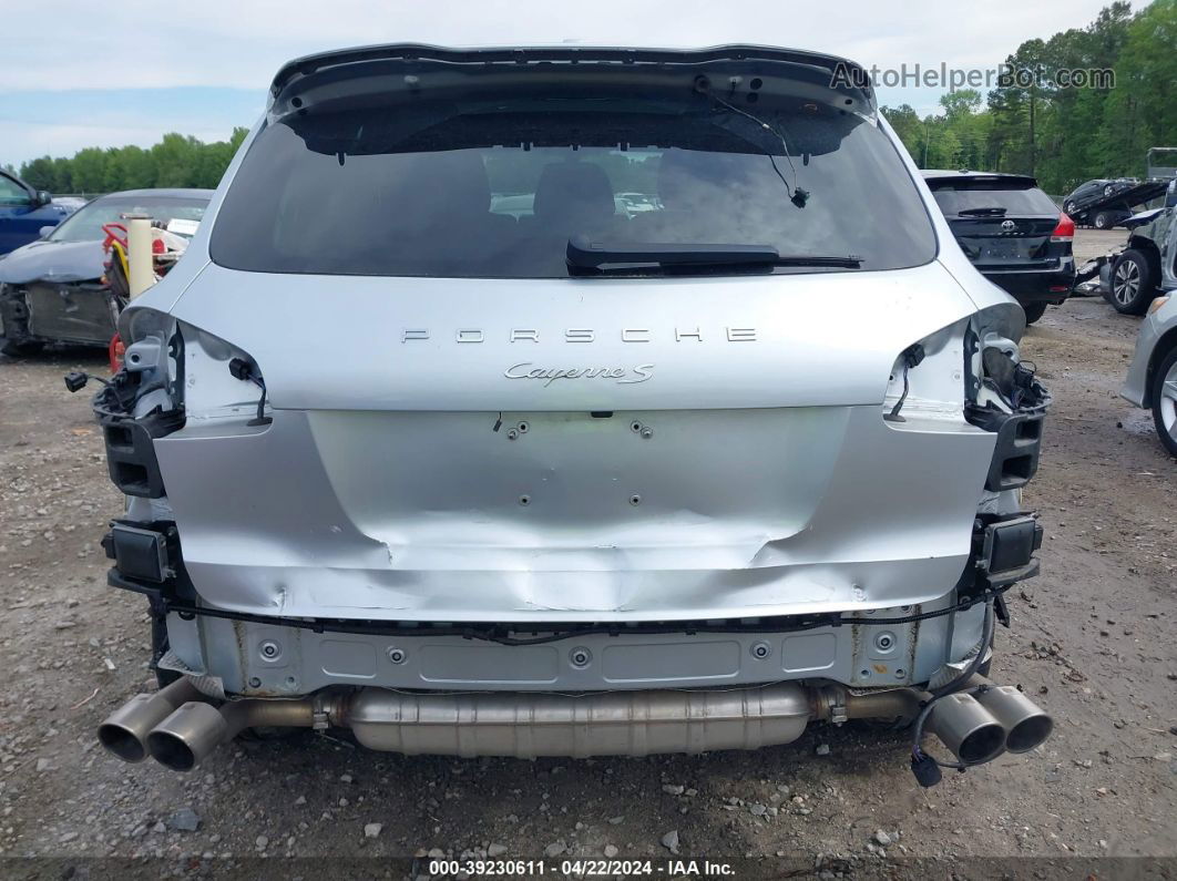 2018 Porsche Cayenne S Silver vin: WP1AB2A25JLA60784