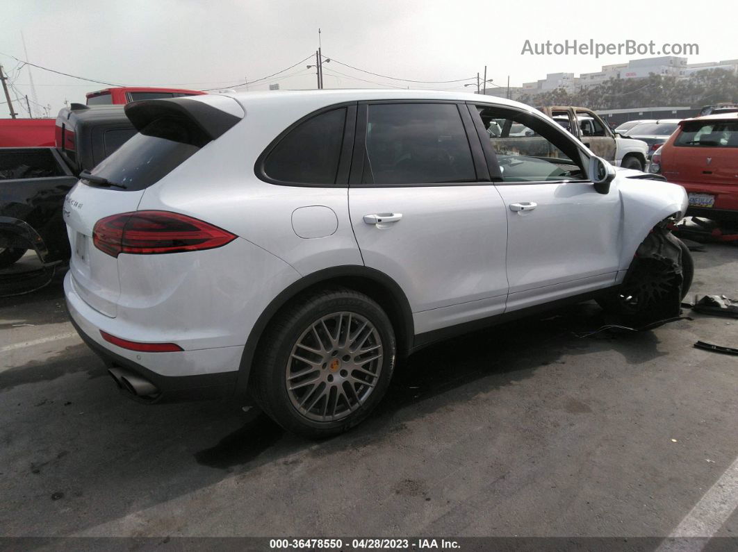 2018 Porsche Cayenne S White vin: WP1AB2A27JLA60382