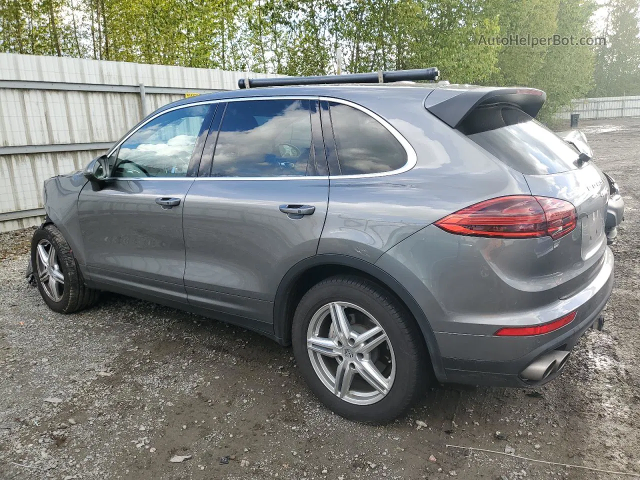 2018 Porsche Cayenne S Gray vin: WP1AB2A28JLA60262