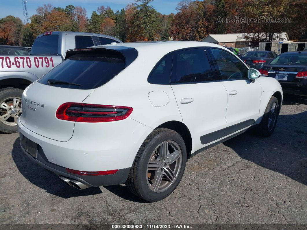 2017 Porsche Macan S Белый vin: WP1AB2A50HLB11371