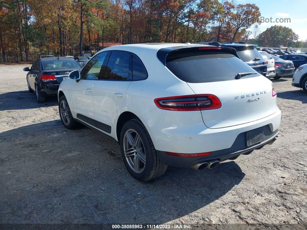 2017 Porsche Macan S Белый vin: WP1AB2A50HLB11371