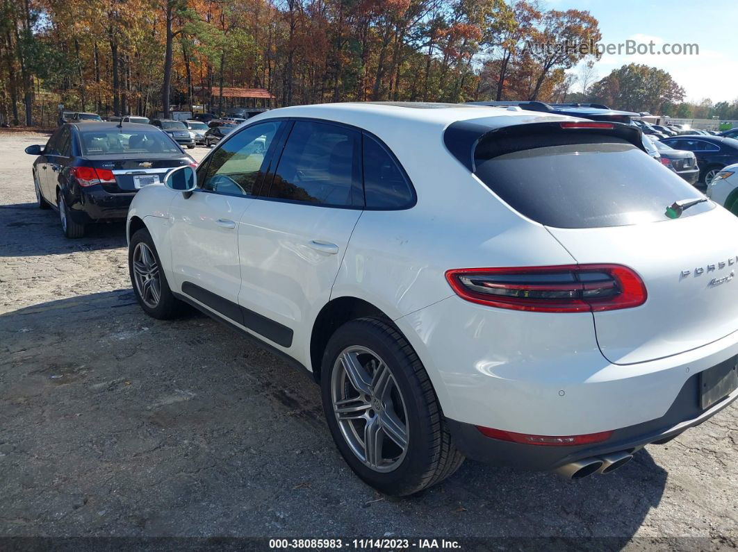 2017 Porsche Macan S Белый vin: WP1AB2A50HLB11371