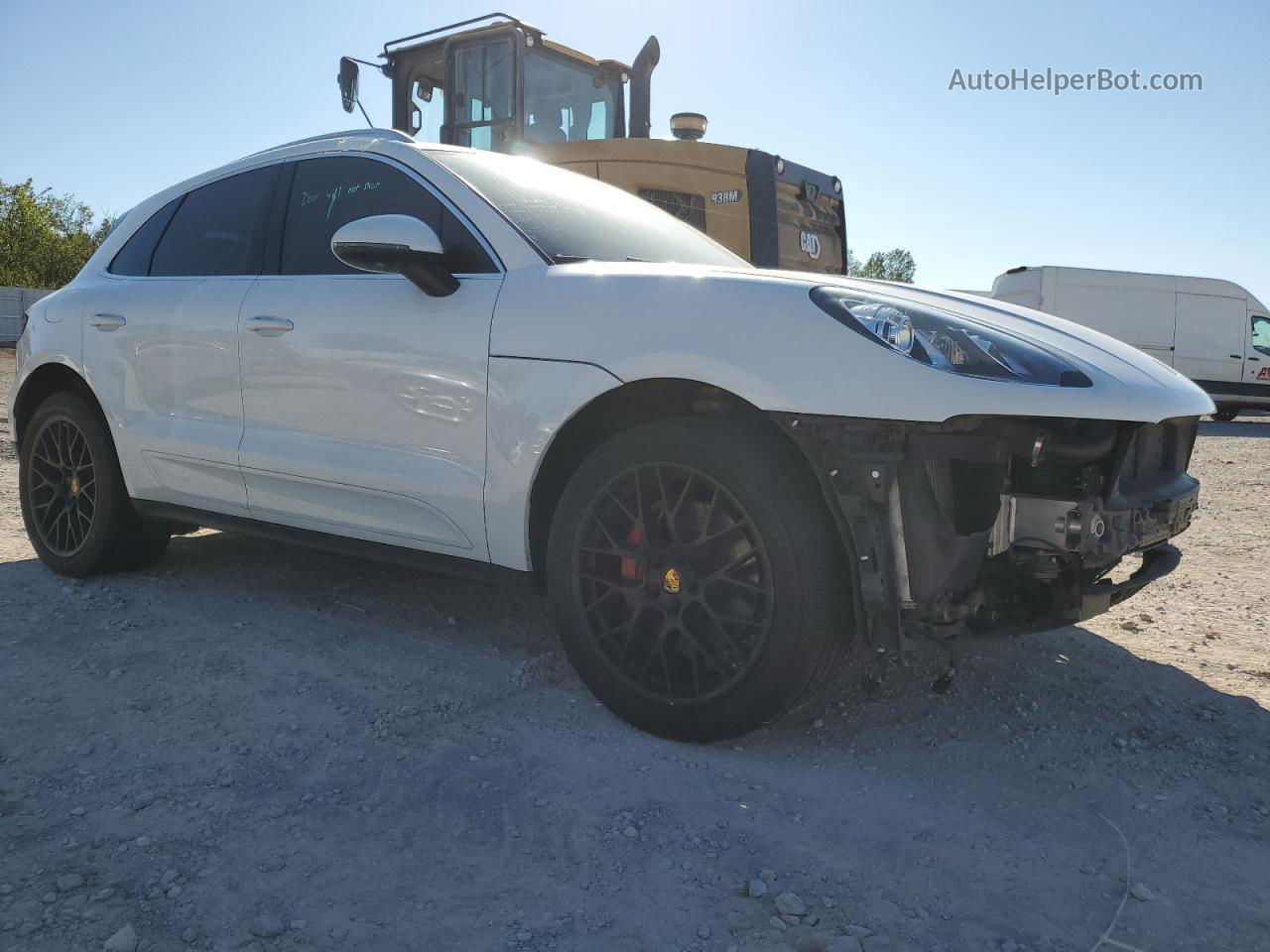 2017 Porsche Macan S White vin: WP1AB2A50HLB18157