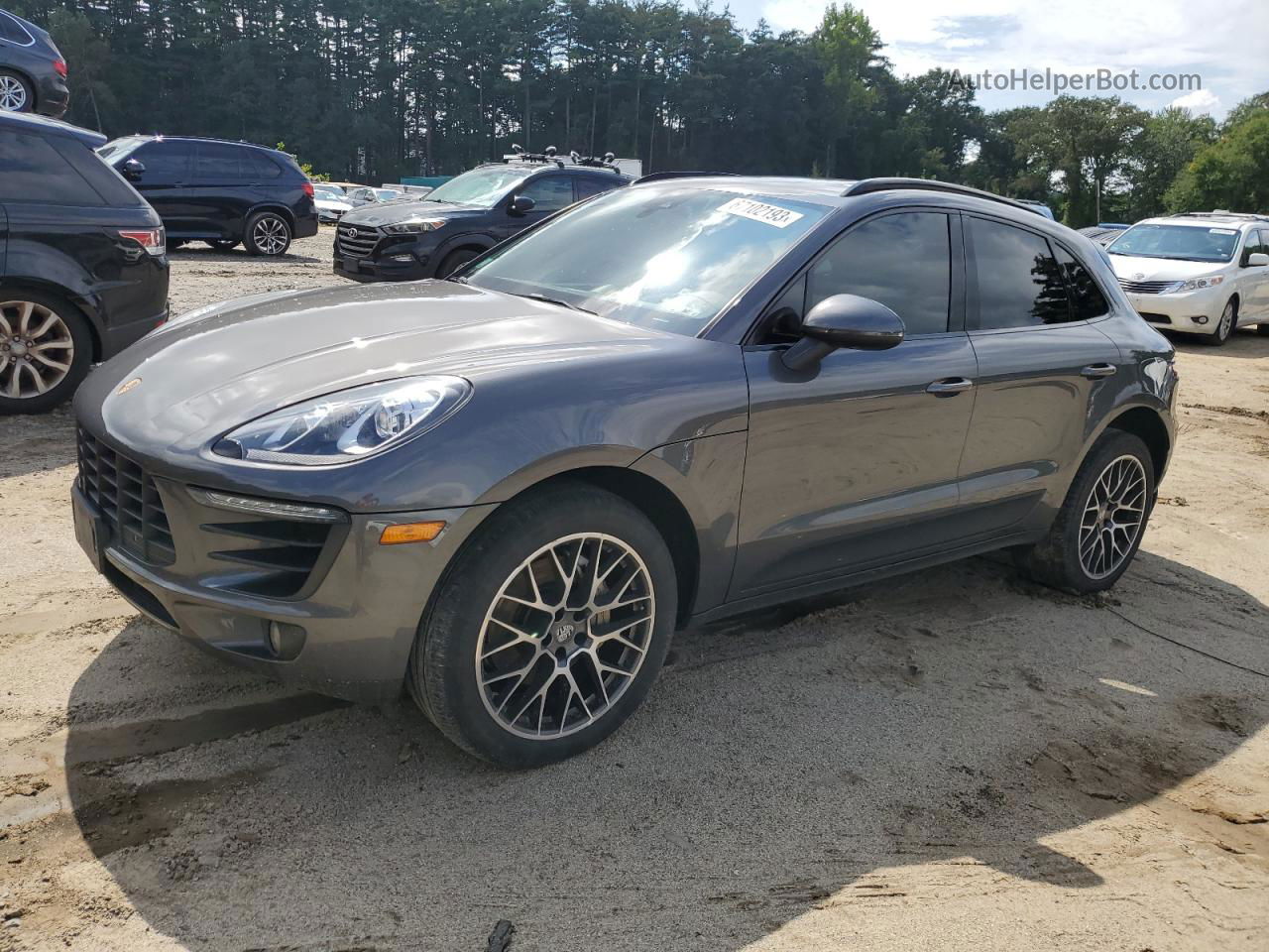 2017 Porsche Macan S Gray vin: WP1AB2A50HLB18739