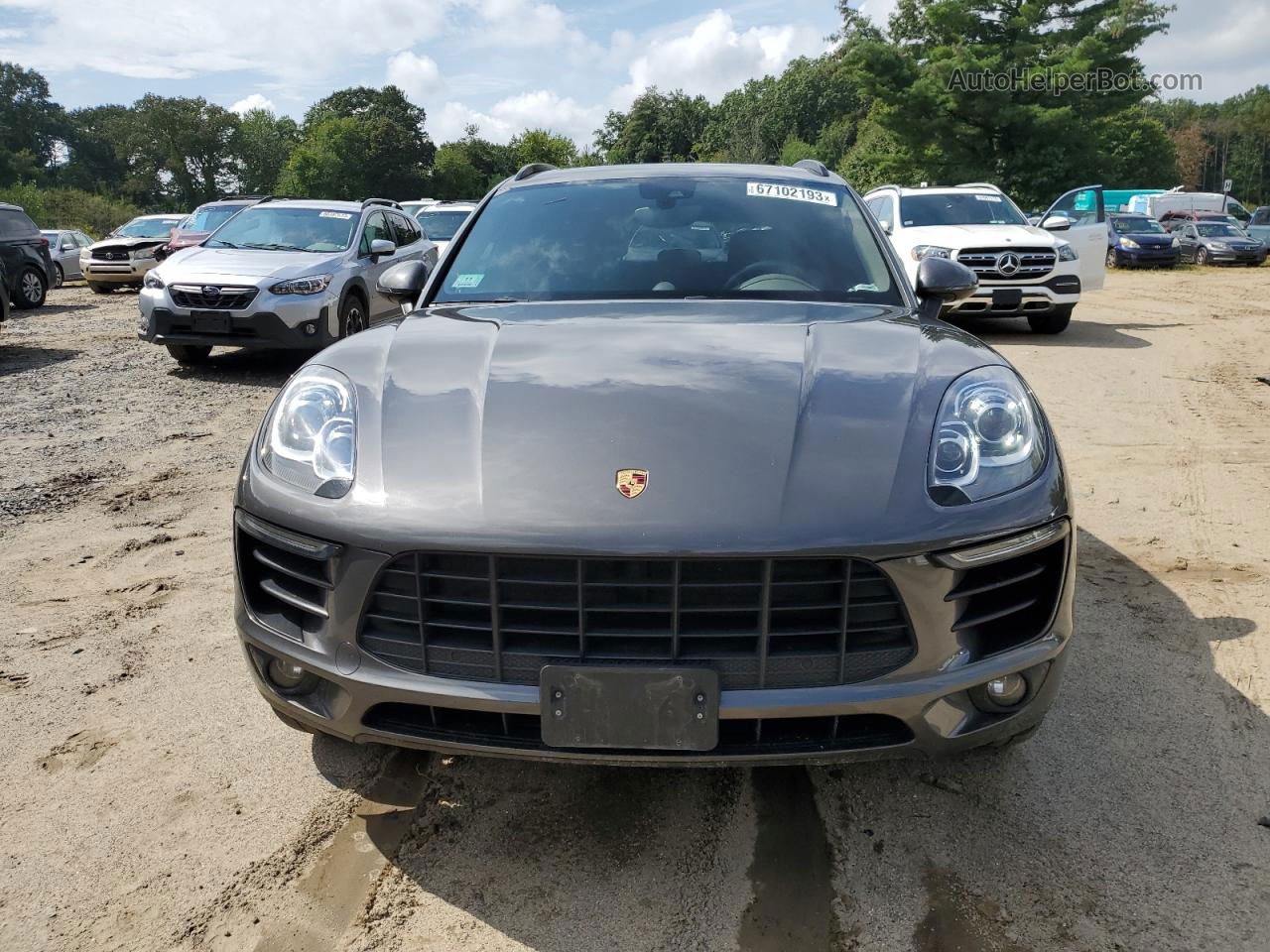 2017 Porsche Macan S Gray vin: WP1AB2A50HLB18739